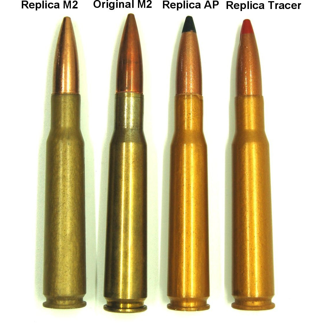 50 BMG - M2 Browning - Snap Caps Dummy Rounds - Fake Bullet
