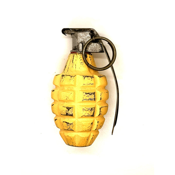 WWII MK 2A1 Early War Yellow - Replica Hand Grenade - Marshall's Arsenal