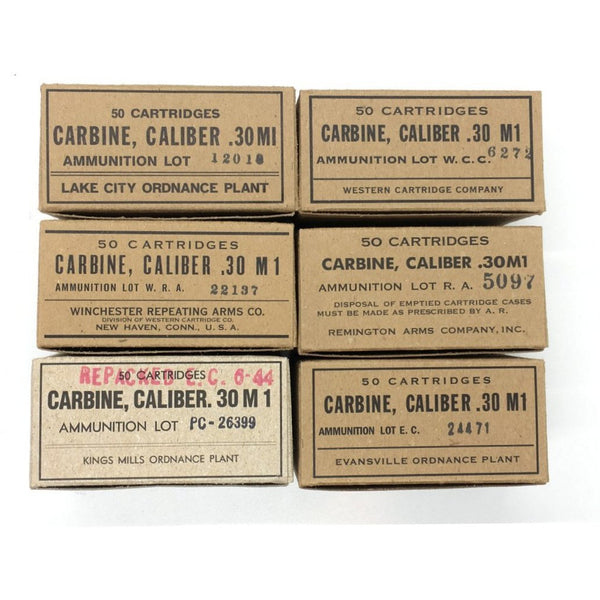 Reproduction Ammo Boxes and Replica Dummy Ammo - Marshall's Arsenal