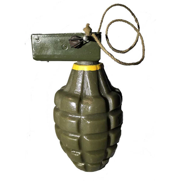 WWII MK 2A1 Early War Yellow - Replica Hand Grenade - Marshall's Arsenal