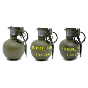 U.S. M67 "Baseball" - With Safety Clip - Replica Dummy Hand Grenade
