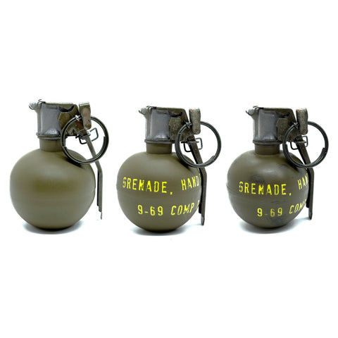 U.S. M67 "Baseball" - With Safety Clip - Replica Dummy Hand Grenade