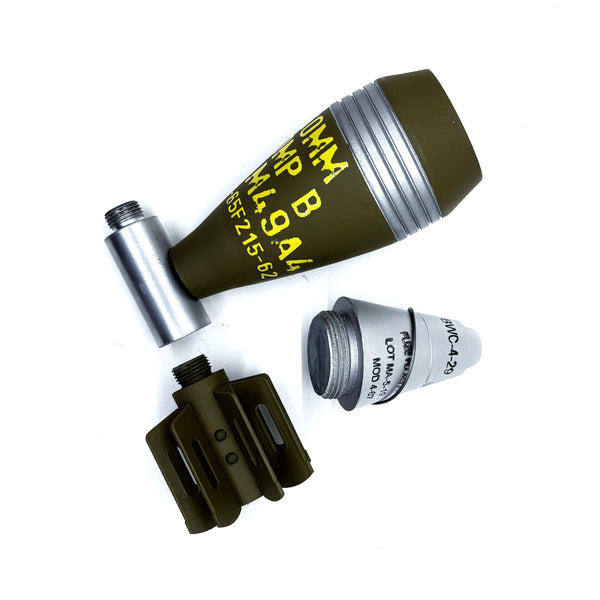 U.S. M2 60mm - M49A4 HE Mortar with M525 Fuse - Replica Dummy