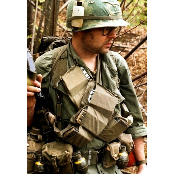 Vietnam Era 1970's Bandoleer with Replica M16 Magazines