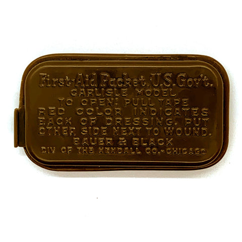Carlisle WWII First-Aid Packet (FAP) - Plastic Replica - Marshall's Arsenal