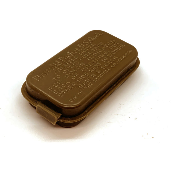 Carlisle WWII First-Aid Packet (FAP) - Plastic Replica - Marshall's Arsenal